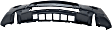 Front Primed Bumper Cover, Without Headlight Washer Holes