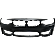 Front Primed Bumper Cover, Without Headlight Washer Holes