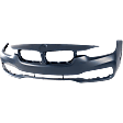 Front Primed Bumper Cover, Sport Line, For Models without M Sport Package, without Headlight Washer Holes