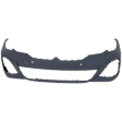 2019-2022 BMW 330i - Front Primed Bumper Cover, Base Model, With Parktronic Holes, CAPA CERTIFIED