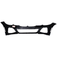2019-2022 BMW 330i - Front Primed Bumper Cover, Base Model, With Parktronic Holes, CAPA CERTIFIED