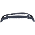 Front Primed Bumper Cover, Base Model, Without Parktronic Holes, CAPA CERTIFIED