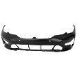 Front Primed Bumper Cover, For Models without M Sport Package, with Park Distance Control Sensor Holes, without Park Assist Sensor Holes, Sedan