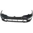 Front Primed Bumper Cover, For Models without M Sport Package, with Park Distance Control Sensor Holes, with Park Assist Sensor Holes, Sedan