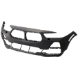 Front Primed Bumper Cover, For Models without M Sport X Package, Headlight Washer, and Park Distance Control Sensor