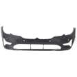 Front Primed Bumper Cover, For Models without M Sport Package, without Park Assist System, with Park Distance Control Sensor