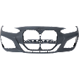 Front Primed Bumper Cover, For Models With Park Assist System