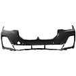 Front Primed Bumper Cover, For Models Without Parking Assist Sensor Hole and M Sport Package, CAPA Certified
