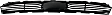 Front, Center Bumper Grille, Black