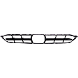 Front, Center Bumper Grille, Black