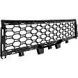 Front, Center Bumper Grille, Black