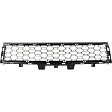 Front, Center Bumper Grille, Black