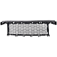 Front, Center Bumper Grille, Black