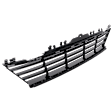 Center Bumper Grille, Gloss Black