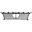 Front, Center Bumper Grille, Gloss Black, Base Model, CAPA CERTIFIED