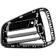 Front, Driver Side Bumper Grille, Gloss Black