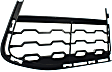 Front, Driver Side, Outer Bumper Grille, Primed