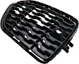 Front, Passenger Side Bumper Grille, Textured Black