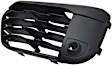 Front, Driver Side Bumper Grille, Textured Black, 4 Cyl., 2.0L Engine
