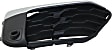 Front, Passenger Side Bumper Grille, Textured Black, 4 Cyl., 2.0L Engine