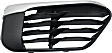 Front, Passenger Side Bumper Grille, Textured Black, 4 Cyl., 2.0L Engine