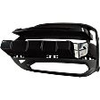 Front, Passenger Side Bumper Grille, Black