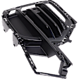 Front, Passenger Side Bumper Grille, Black