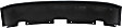Front, Driver or Passenger Side, Lower Bumper Trim, Chrome