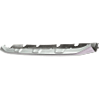 Front, Driver or Passenger Side, Lower Bumper Trim, Silver