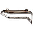 Front, Passenger Side, Outer Bumper Trim, Chrome
