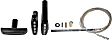 3323 Hood Cable - 91 in. Cable Length, Universal, Kit