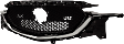 2021 Mazda CX-5 - Grille, Textured Gray, For Models Without Smart City Brake System and Radar Cruise Control