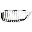 Base Driver Side Grille Chrome Shell w/ Textured Black Insert