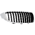 Base Passenger Side Grille Chrome Shell w/ Textured Black Insert