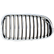 Base Passenger Side Grille Chrome Shell with Black Insert