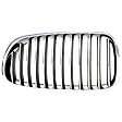 Base Driver Side Grille Chrome Shell with Black Insert