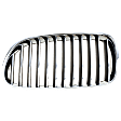 Base Driver Side Grille Chrome Shell with Black Insert