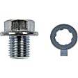 2020 Kia Sorento - AutoGrade Series Oil Drain Plug - Silver, Steel, Direct Fit, Sold Individually