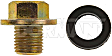 2014 Lexus RX350 - AutoGrade Series Oil Drain Plug - Yellow, Carbon Steel, Flanged hex, Direct Fit, Sold Individually