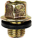 2014 Lexus RX350 - AutoGrade Series Oil Drain Plug - Yellow, Carbon Steel, Flanged hex, Direct Fit, Sold Individually