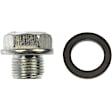 090-039.1 AutoGrade Series Oil Drain Plug - Natural, Steel, Standard, Direct Fit, Sold Individually