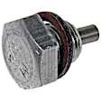 090-043.1 AutoGrade Series Oil Drain Plug - Natural, Steel, Magnetic, Direct Fit, Sold Individually