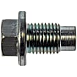 090-053CD AutoGrade Series Oil Drain Plug - Silver, Carbon Steel, Direct Fit, Sold Individually
