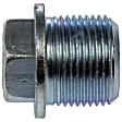 090-055CD AutoGrade Series Oil Drain Plug - Silver, Carbon Steel, Flanged hex, Direct Fit, Sold Individually