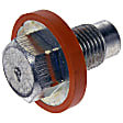 090-058.1 AutoGrade Series Oil Drain Plug - Natural, Steel, Pilot point, Direct Fit, Sold Individually