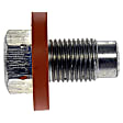 090-058.1 AutoGrade Series Oil Drain Plug - Natural, Steel, Pilot point, Direct Fit, Sold Individually