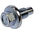 090-079CD AutoGrade Series Oil Drain Plug - Silver, Steel, Pilot point, Direct Fit, Sold Individually