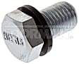 090-088CD AutoGrade Series Oil Drain Plug - Silver, Carbon Steel, Pilot point, Direct Fit, Sold Individually
