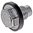 090-098CD AutoGrade Series Oil Drain Plug - Silver, Steel, Pilot point, Direct Fit, Sold Individually
