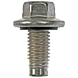 2012 Ford Flex - AutoGrade Series Oil Drain Plug - Black, Steel, Flanged hex, Direct Fit, Sold Individually
